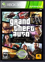 Xbox 360 Grand Theft Auto IV Episodes From Liberty City Front CoverThumbnail